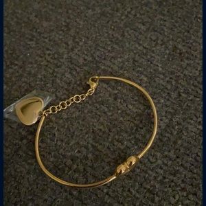 Gold plated cuff bracelet